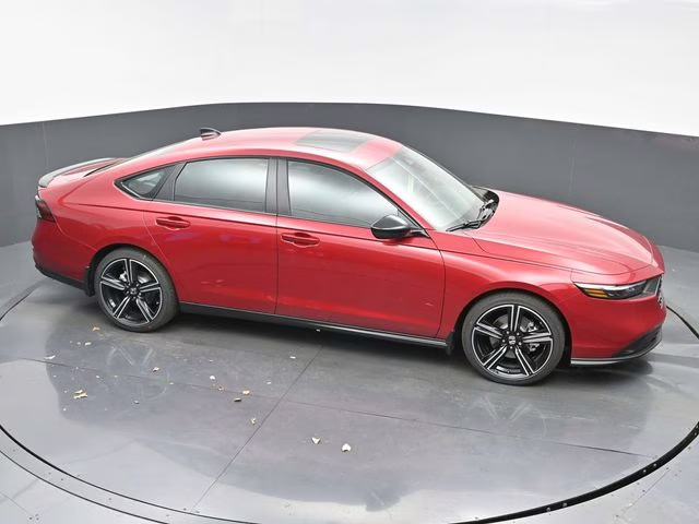 2026 Radiant Red Metallic Honda Accord Hybrid Sport FWD Sedan