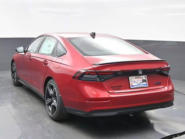 2026 Radiant Red Metallic Honda Accord Hybrid Sport FWD Sedan