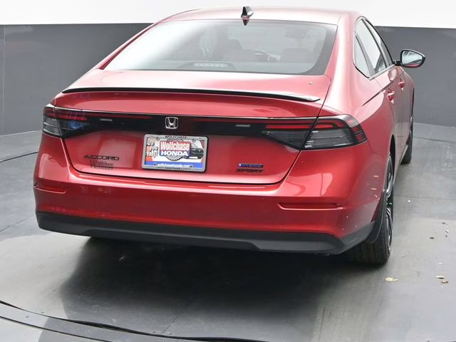 2026 Radiant Red Metallic Honda Accord Hybrid Sport FWD Sedan