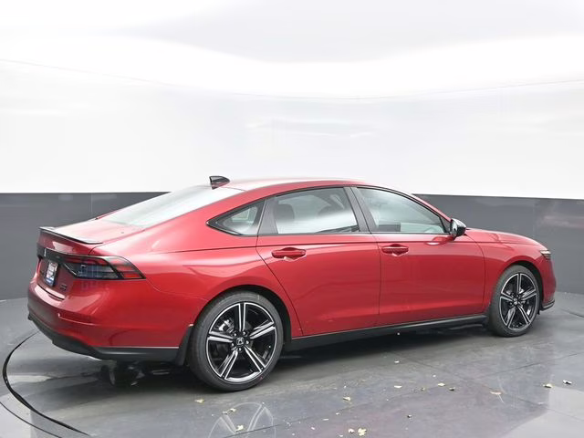 2026 Radiant Red Metallic Honda Accord Hybrid Sport FWD Sedan