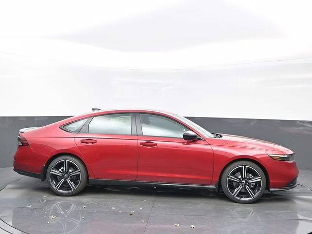 2026 Radiant Red Metallic Honda Accord Hybrid Sport FWD Sedan