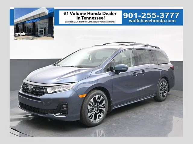 2026 Smoke Blue Pearl Honda Odyssey Elite FWD Van