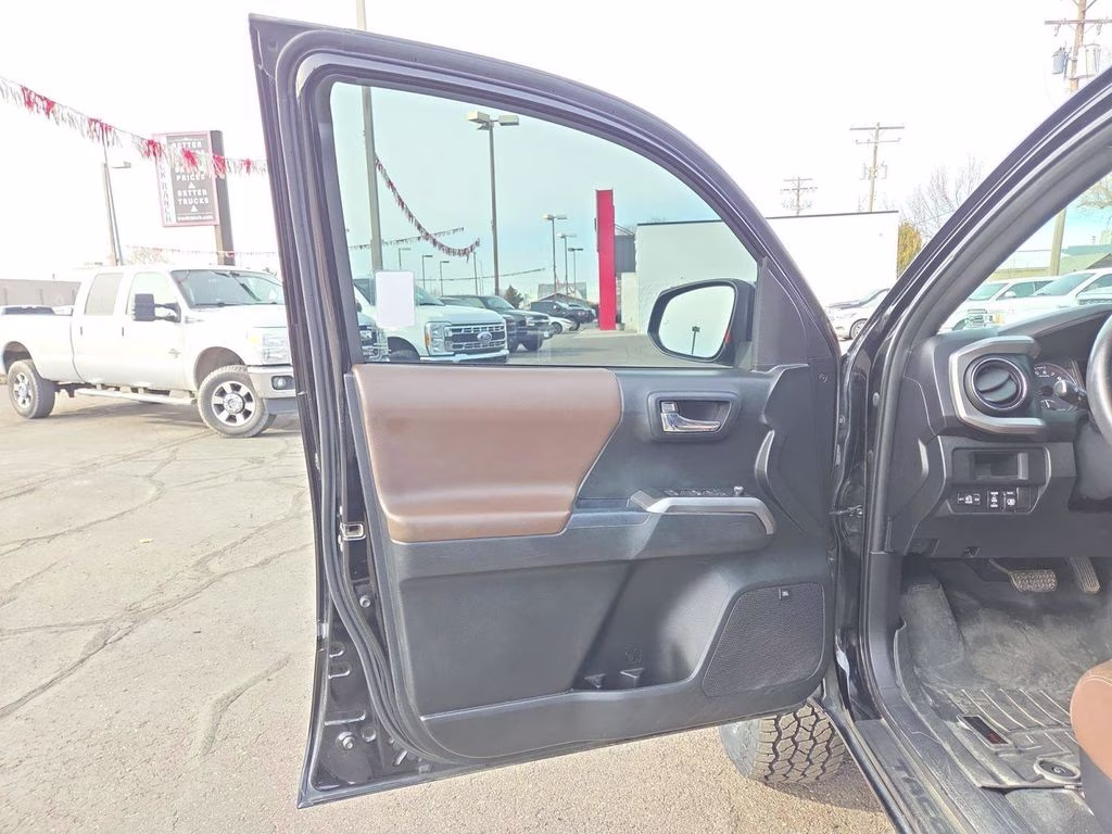 2017 Black Toyota Tacoma Limited 4X4 Truck