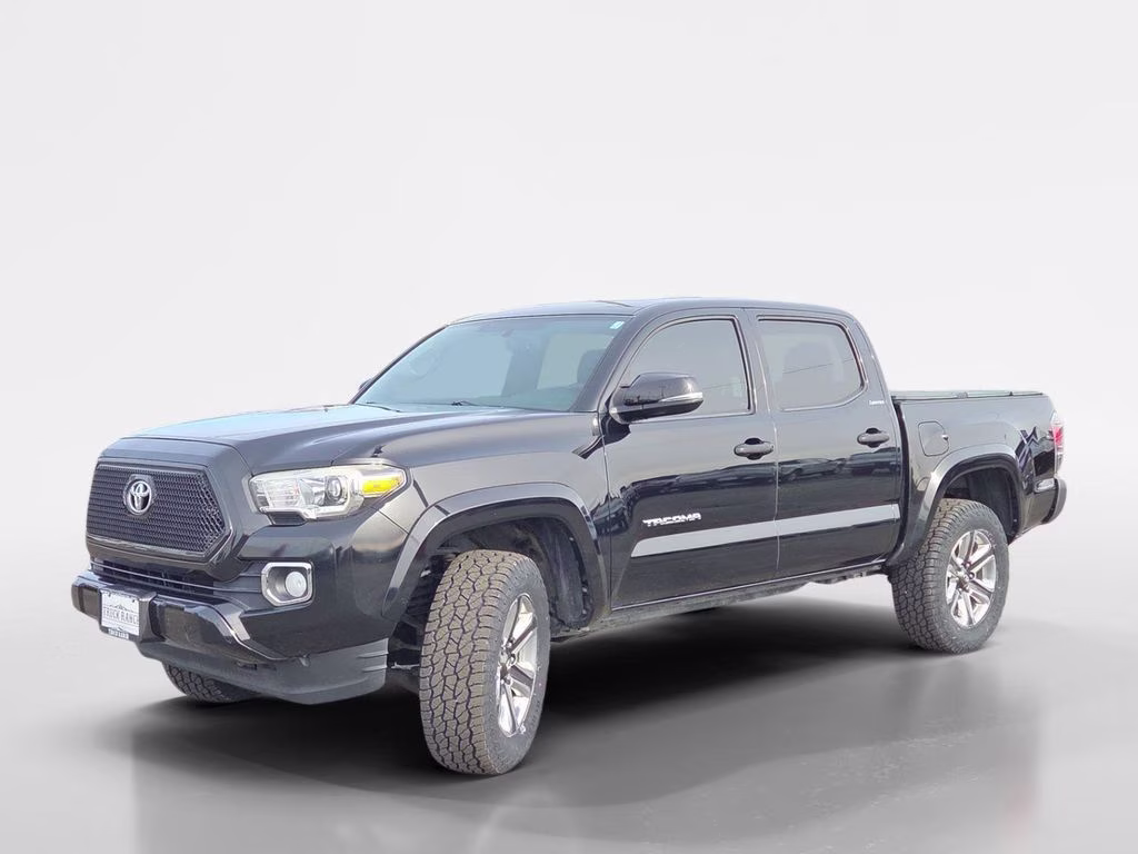 2017 Black Toyota Tacoma Limited 4X4 Truck