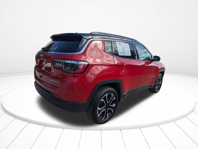 2023 Redline Pearlcoat Jeep Compass Limited 4X4 SUV