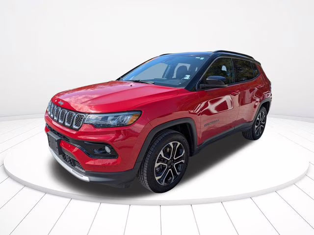 2023 Redline Pearlcoat Jeep Compass Limited 4X4 SUV