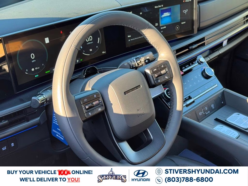 2026 Hampton Gray Hyundai Santa Fe Hybrid Calligraphy FWD SUV