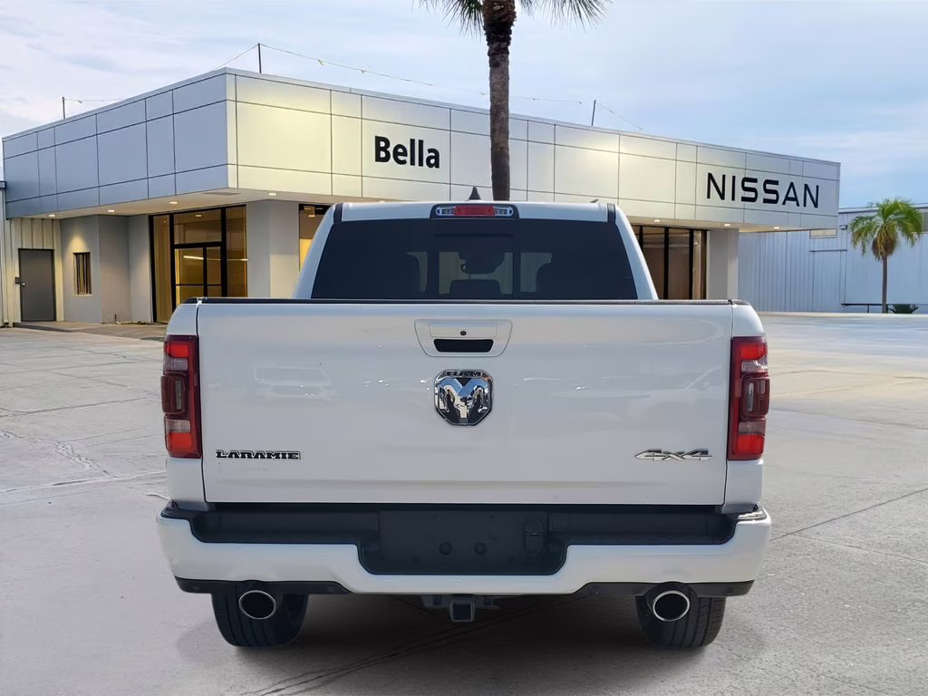 2022 Bright White Clearcoat Ram 1500 Laramie 4X4 Truck