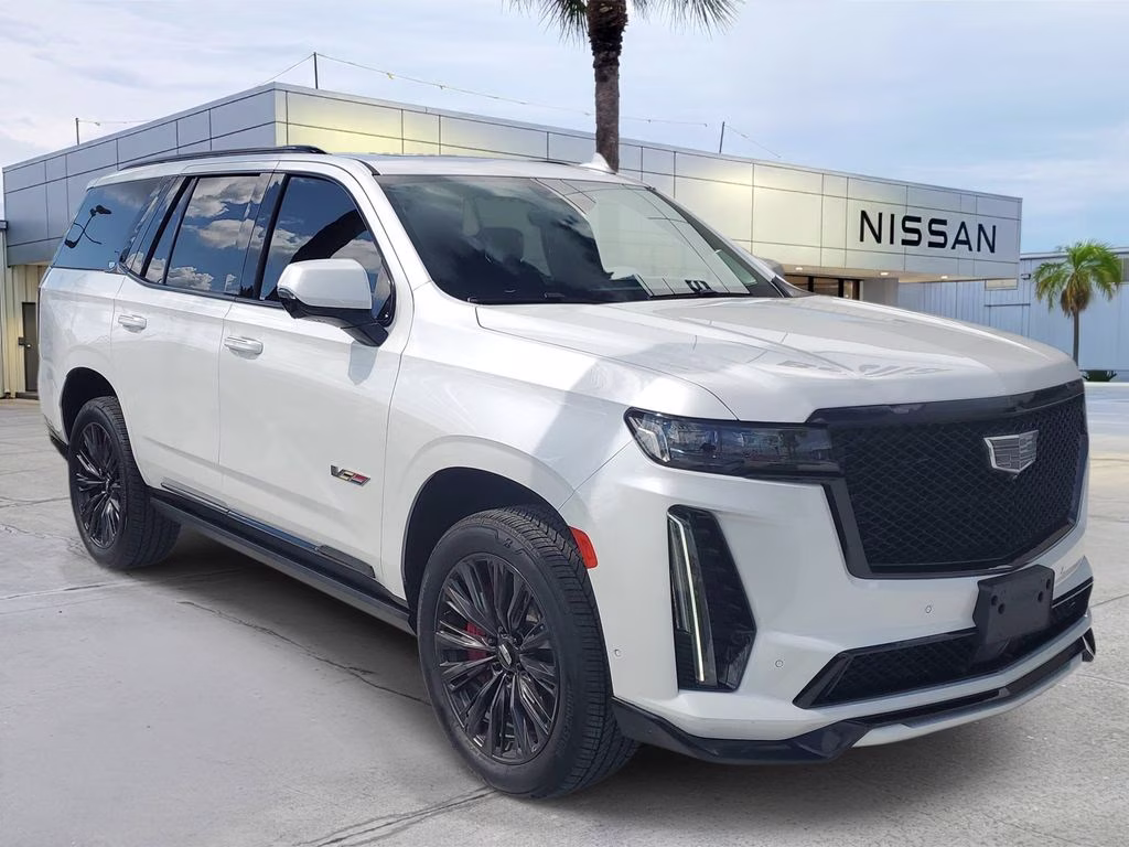 2023 Crystal White Tricoat Cadillac Escalade V-Series AWD SUV