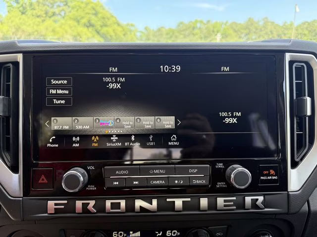 2025 Glacier White Nissan Frontier SV RWD Truck