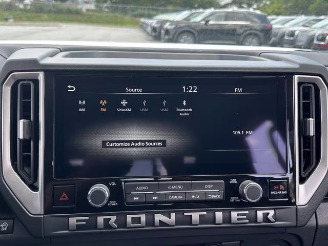 2025 Glacier White Nissan Frontier SV RWD Truck