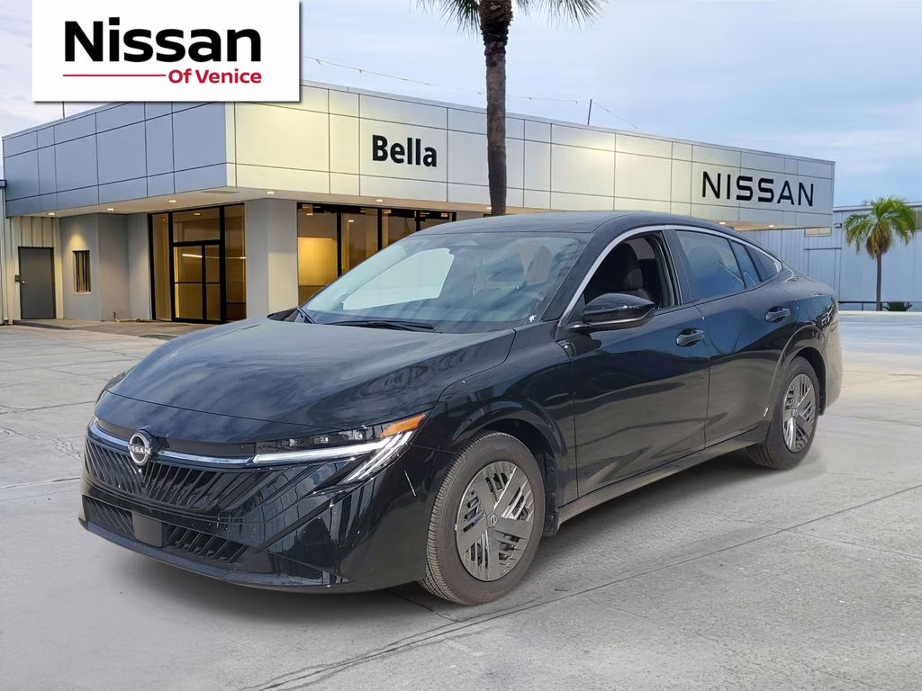 2026 Super Black Nissan Sentra S FWD Sedan