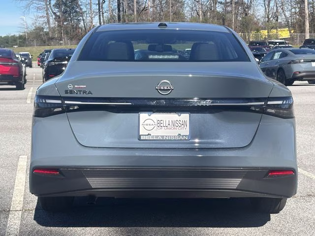 2026 Atlantic Gray Metallic Nissan Sentra SV FWD Sedan