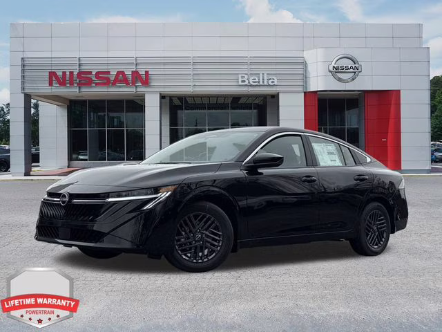 2026 Super Black Nissan Sentra SV FWD Sedan
