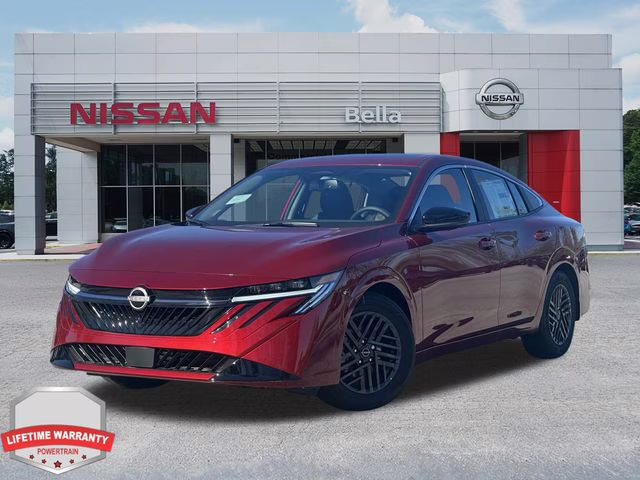 2026 Scarlet Ember Tintcoat Nissan Sentra SV FWD Sedan
