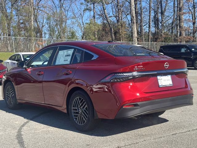2026 Scarlet Ember Tintcoat Nissan Sentra SV FWD Sedan
