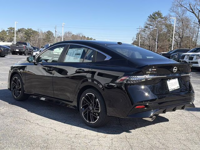 2026 Super Black Nissan Sentra SR FWD Sedan