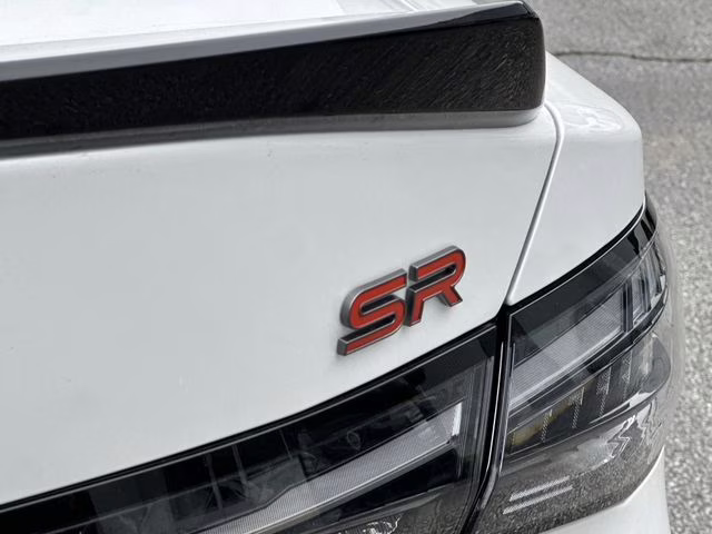2026 Aspen White/Super Black Nissan Sentra SR FWD Sedan