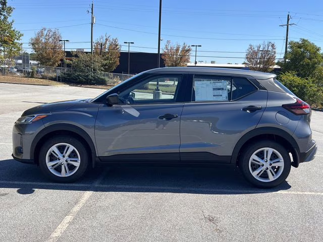 2025 Gun Metallic Nissan Kicks Play S FWD SUV