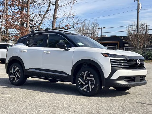 2026 Aspen White/Super Black Nissan Kicks SV FWD SUV