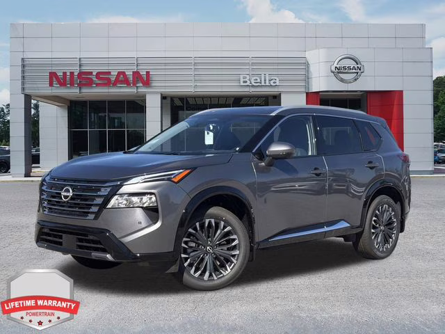 2026 Gun Metallic Nissan Rogue Platinum AWD SUV