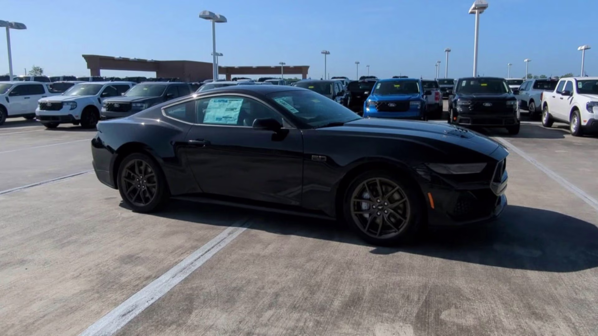 2026 Shadow Black Ford Mustang GT Premium RWD Coupe