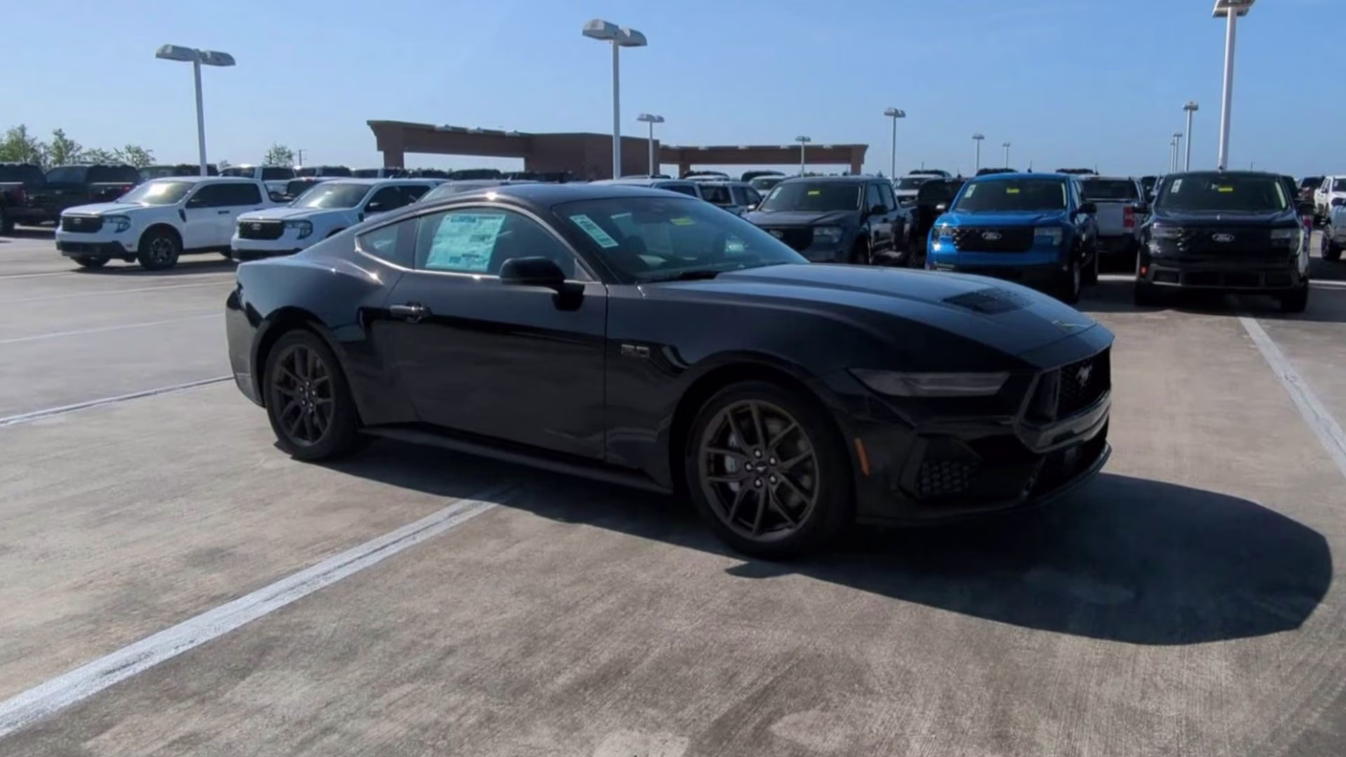 2026 Shadow Black Ford Mustang GT Premium RWD Coupe