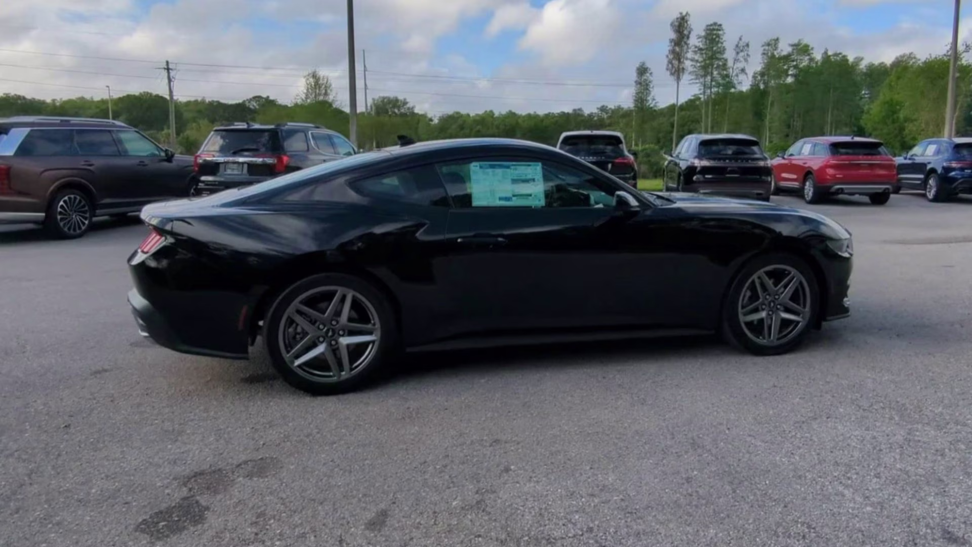 2026 Shadow Black Ford Mustang EcoBoost RWD Coupe