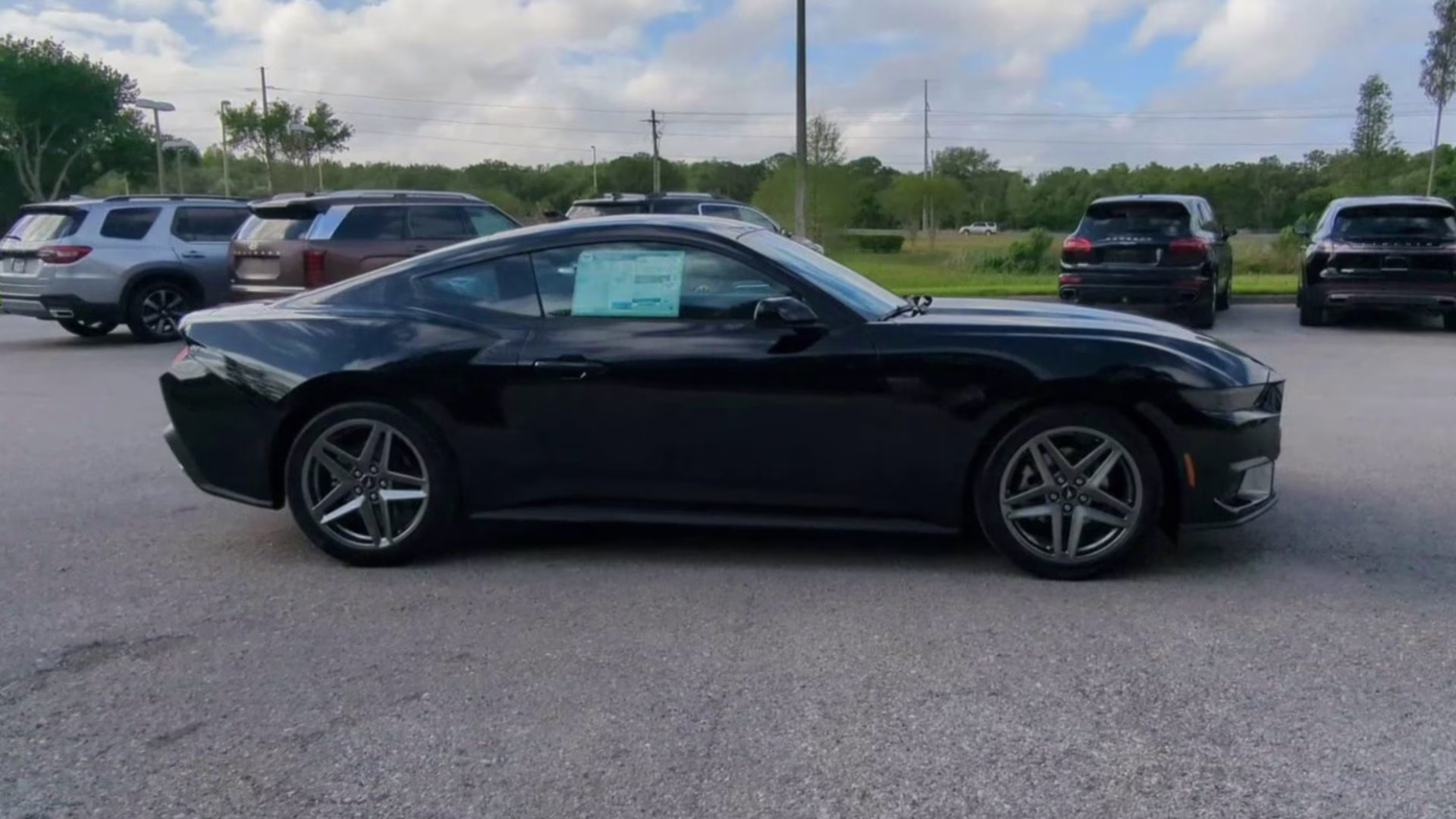 2026 Shadow Black Ford Mustang EcoBoost RWD Coupe