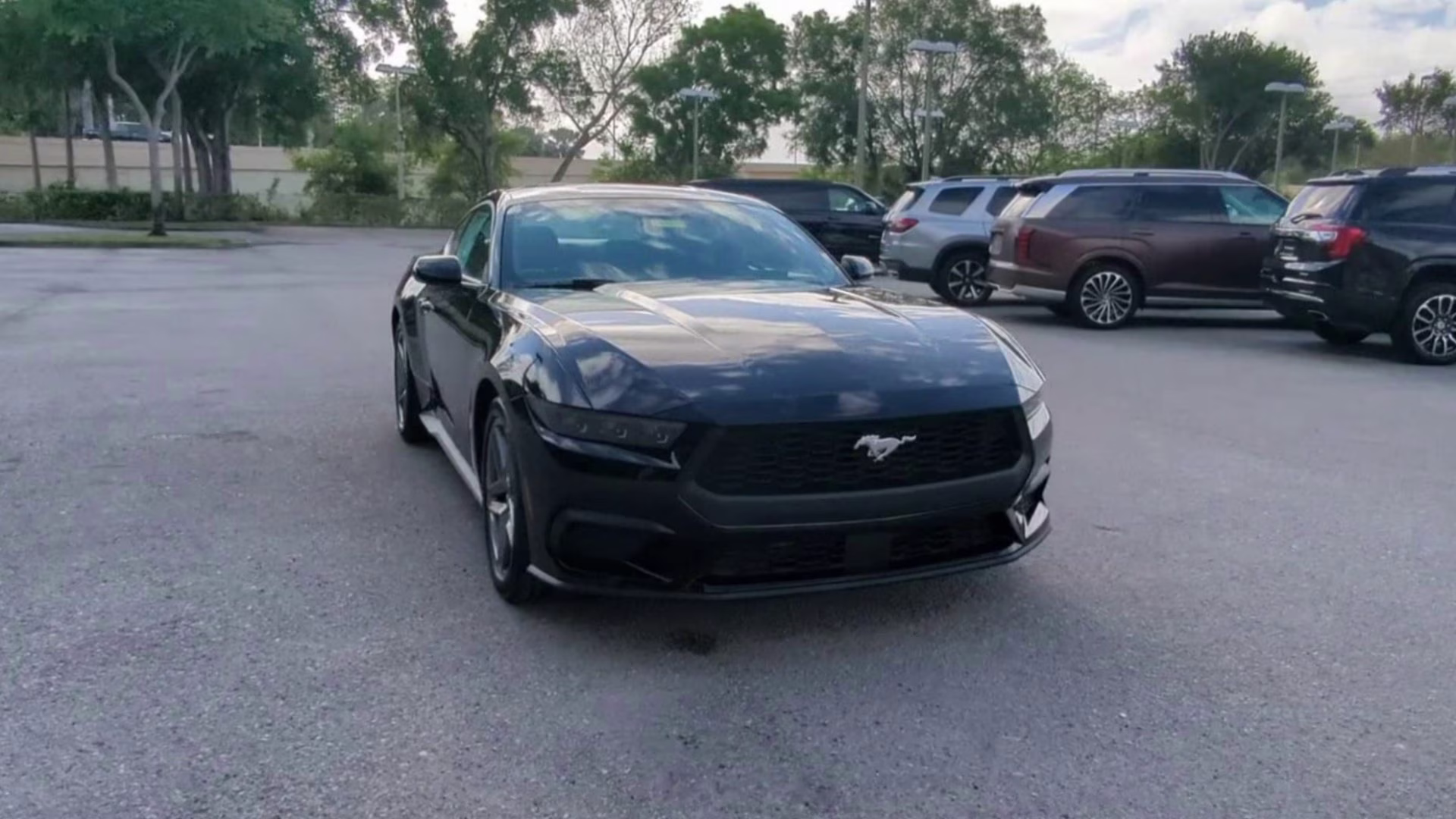 2026 Shadow Black Ford Mustang EcoBoost RWD Coupe