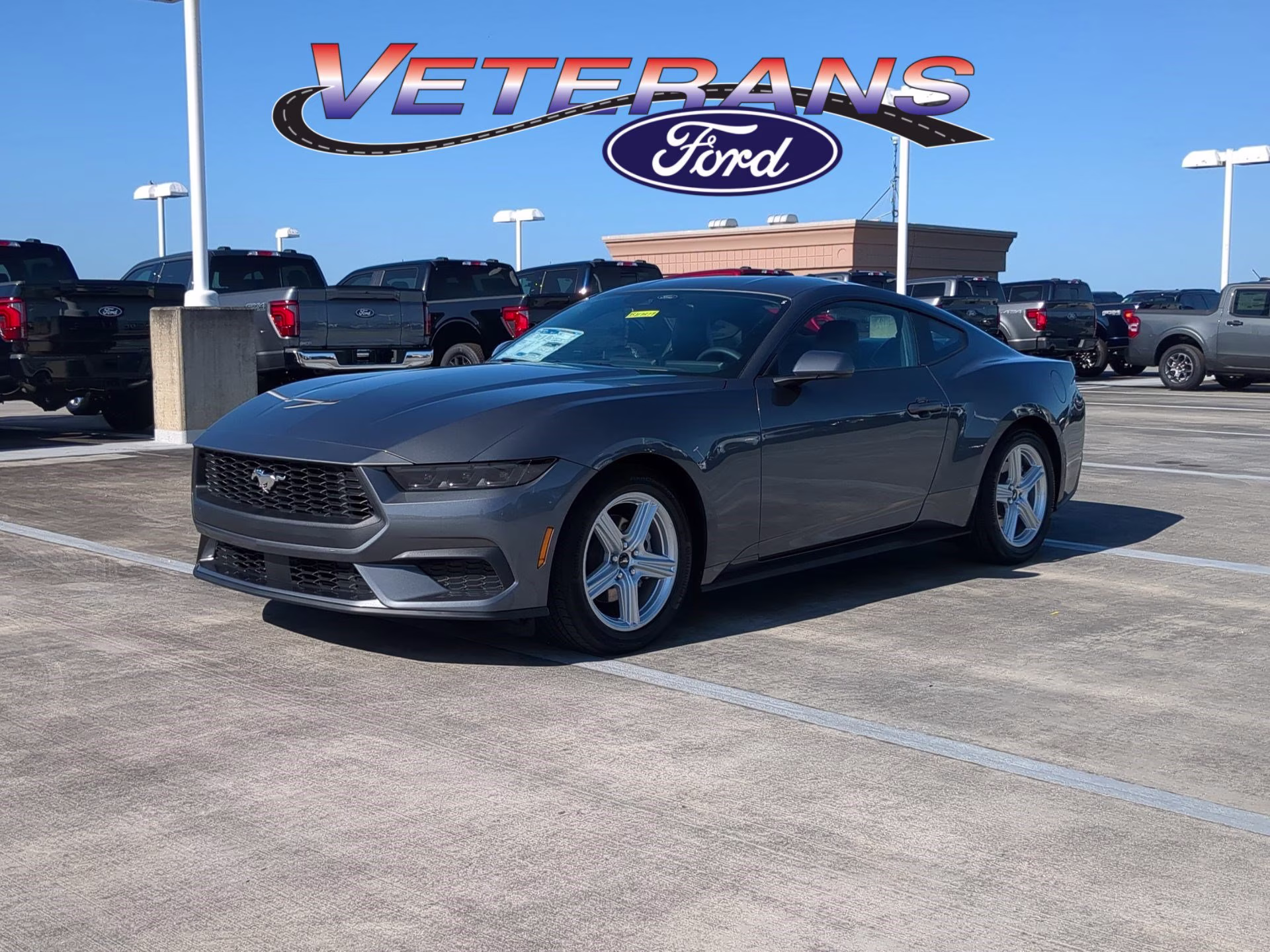 2026 Carbonized Gray Metallic Ford Mustang EcoBoost Premium RWD Coupe