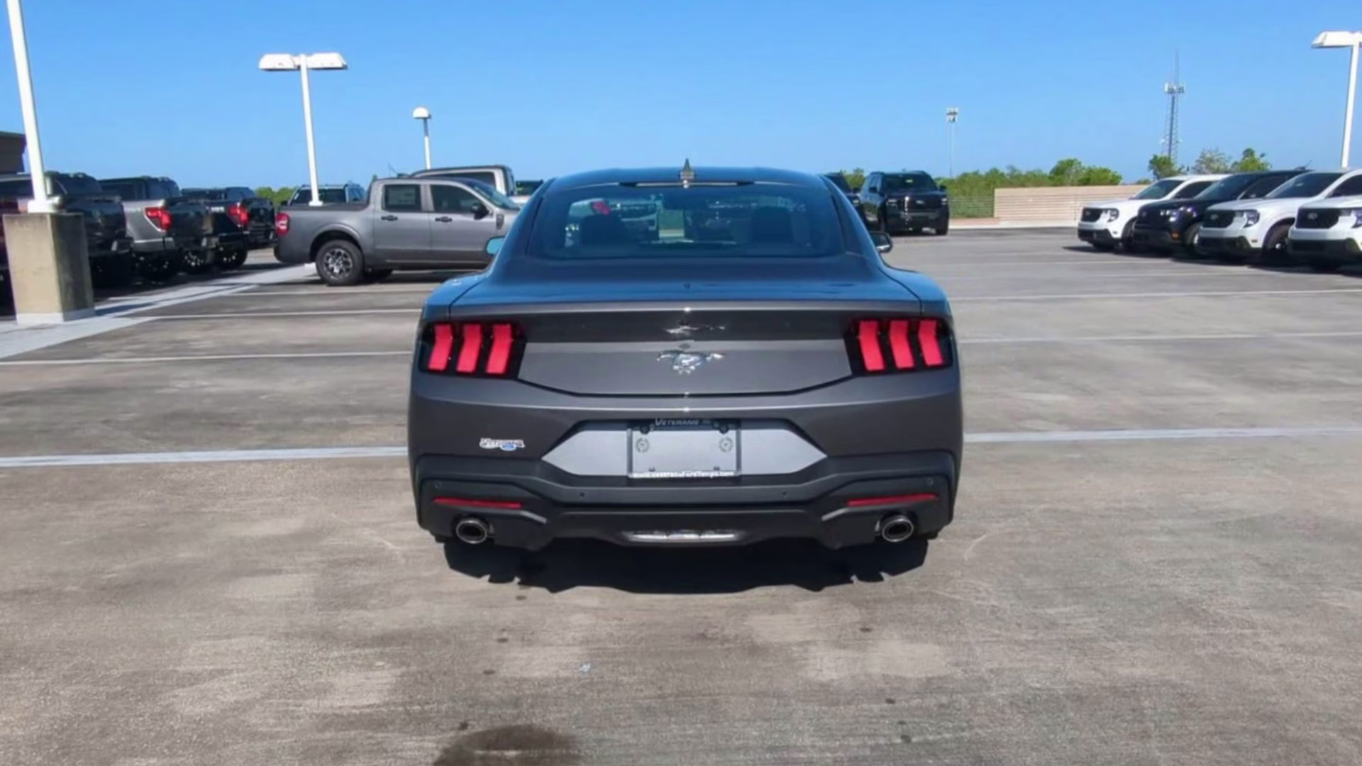 2026 Carbonized Gray Metallic Ford Mustang EcoBoost Premium RWD Coupe