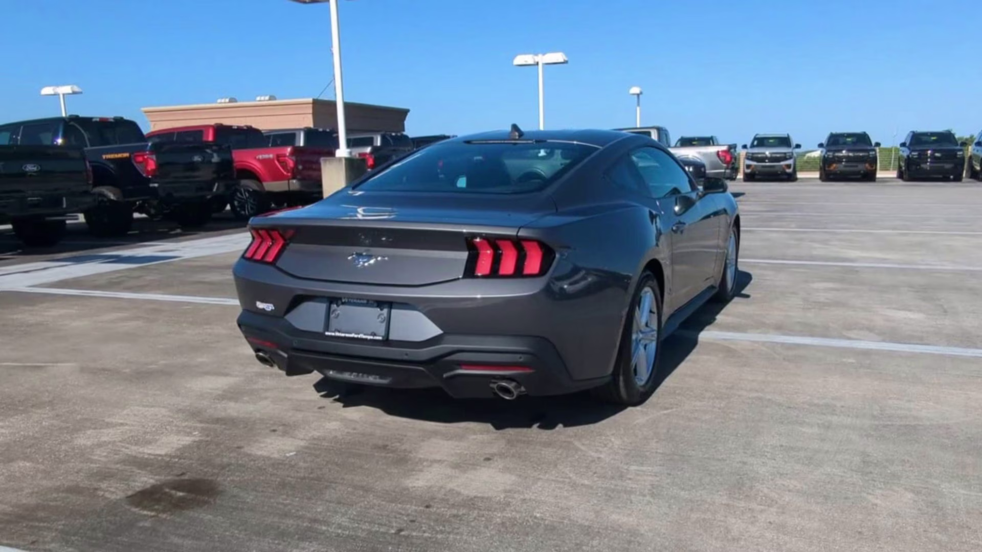 2026 Carbonized Gray Metallic Ford Mustang EcoBoost Premium RWD Coupe