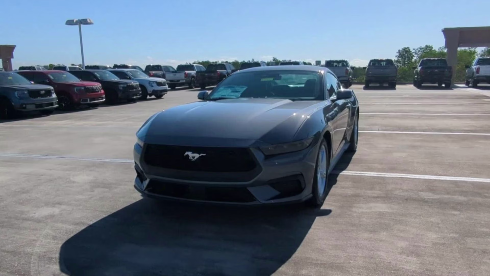 2026 Carbonized Gray Metallic Ford Mustang EcoBoost Premium RWD Coupe