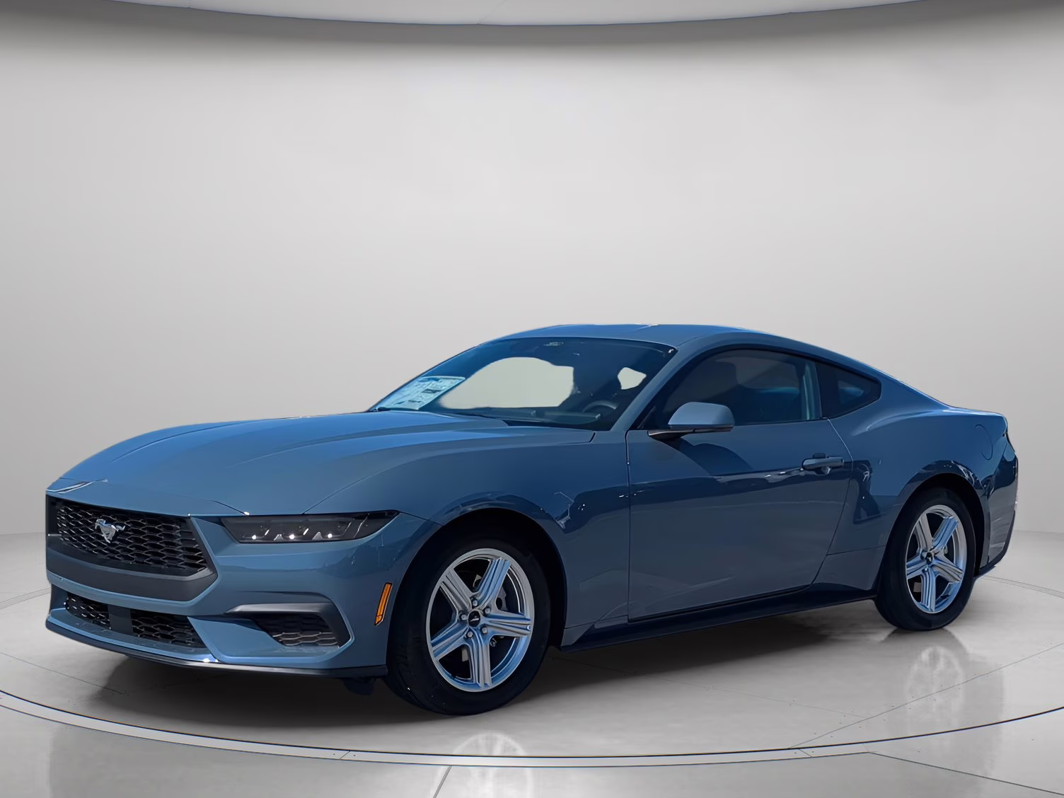 2026 Vapor Blue Metallic Ford Mustang EcoBoost Premium RWD Coupe