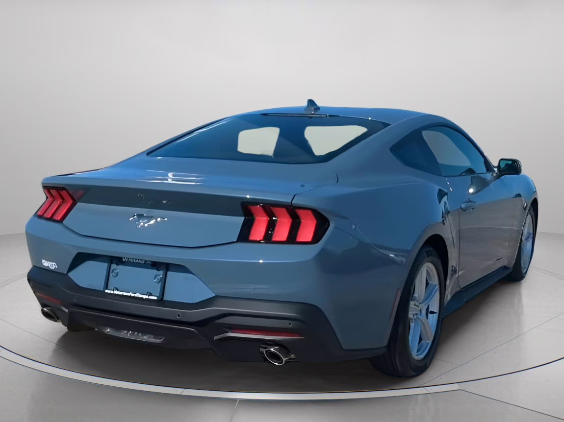 2026 Vapor Blue Metallic Ford Mustang EcoBoost Premium RWD Coupe
