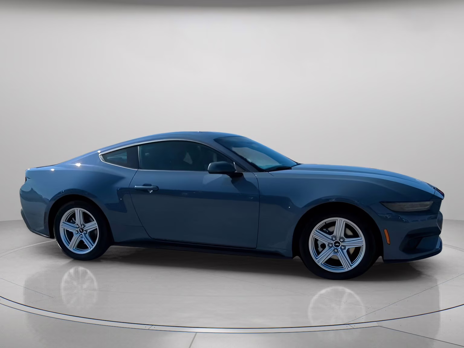 2026 Vapor Blue Metallic Ford Mustang EcoBoost Premium RWD Coupe