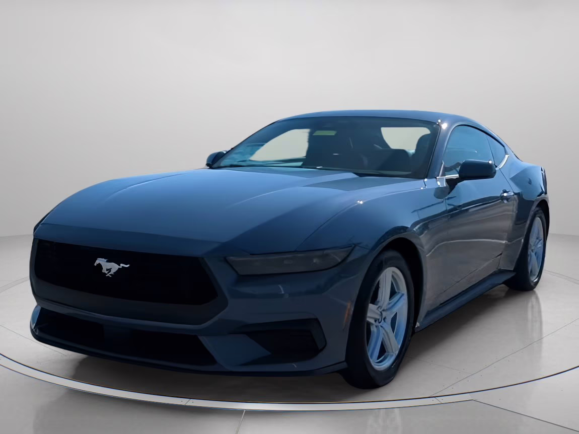 2026 Vapor Blue Metallic Ford Mustang EcoBoost Premium RWD Coupe
