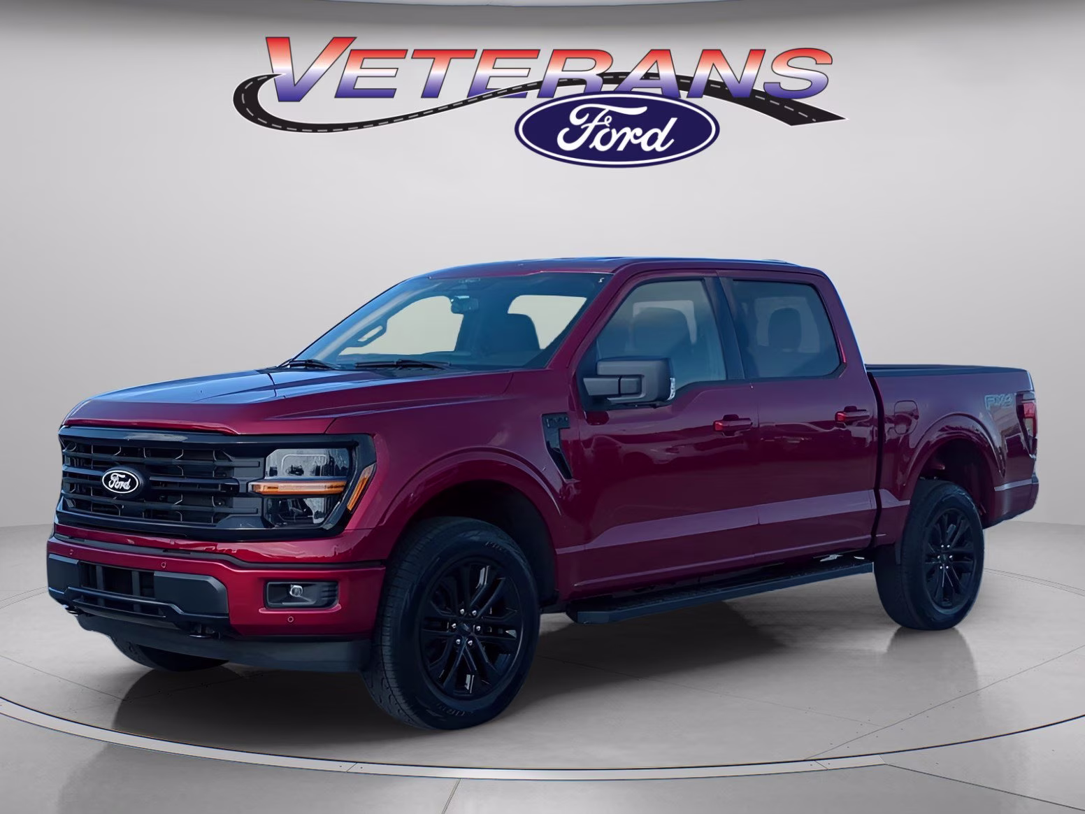 2026 Ruby Red Metallic Tinted Clearcoat Ford F-150 XLT Crew Cab Pickup 4X4 Truck
