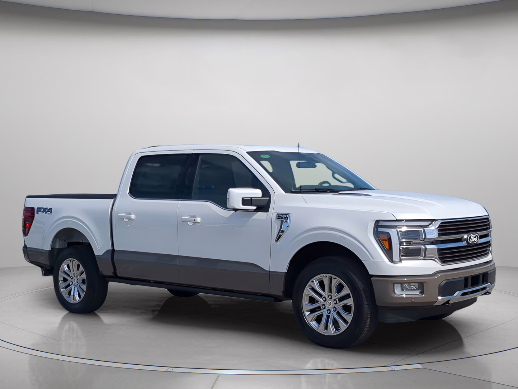 2026 Star White Metallic Tri-Coat Ford F-150 King Ranch Crew Cab Pickup 4X4 Truck