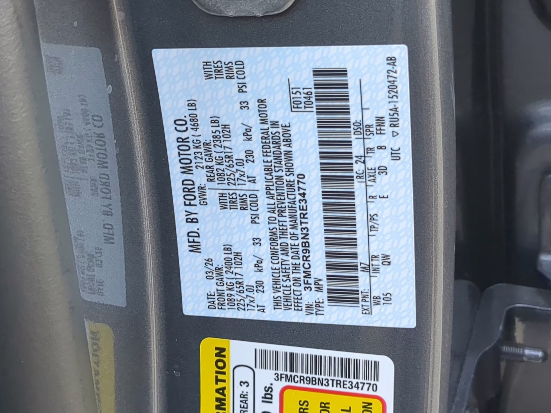 2026 Carbonized Gray Metallic Ford Bronco Sport Big Bend 4X4 SUV