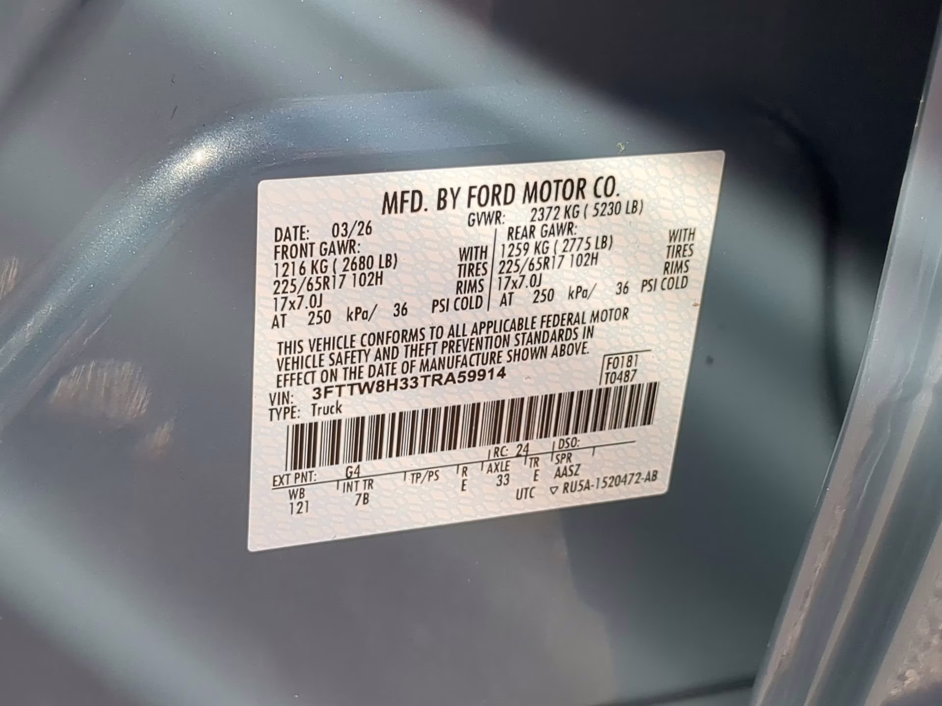 2026 Oxford White Ford Maverick XLT Crew Cab Pickup FWD Truck