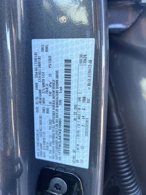 2026 Gray Metallic Ford F-150 XLT 4X4 Truck