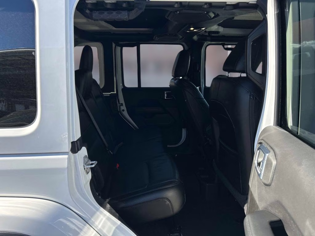 2021 Bright White Clearcoat Jeep Wrangler Unlimited Sahara Altitude 4X4 SUV