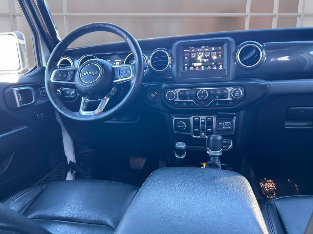 2021 Bright White Clearcoat Jeep Wrangler Unlimited Sahara Altitude 4X4 SUV