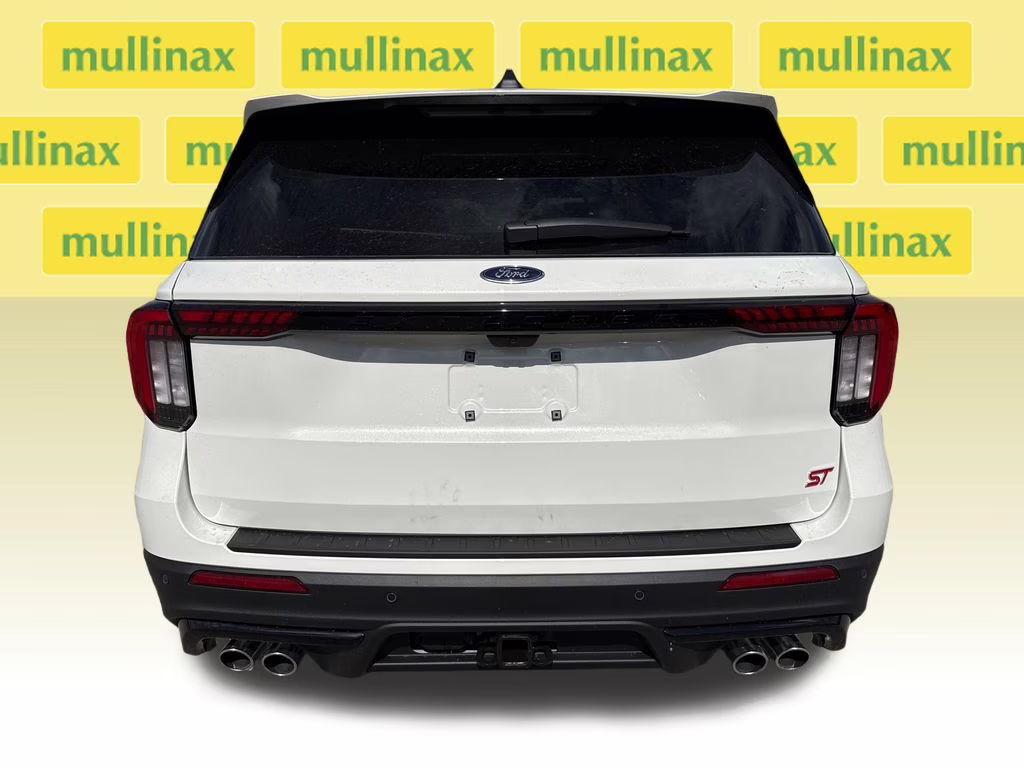 2026 Star White Metallic Tri-Coat Ford Explorer ST RWD SUV