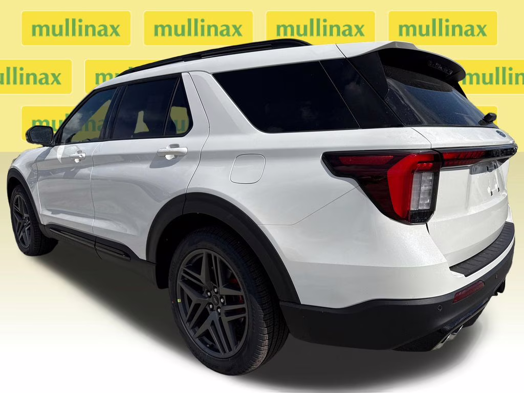 2026 Star White Metallic Tri-Coat Ford Explorer ST RWD SUV