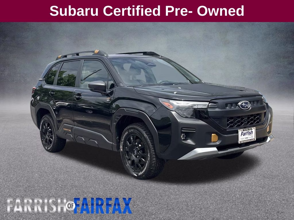 2026 Crystal Black Silica Subaru Forester Wilderness AWD SUV
