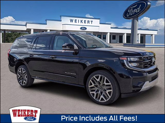 2026 Black Metallic Ford Expedition Max Platinum 4X4 SUV
