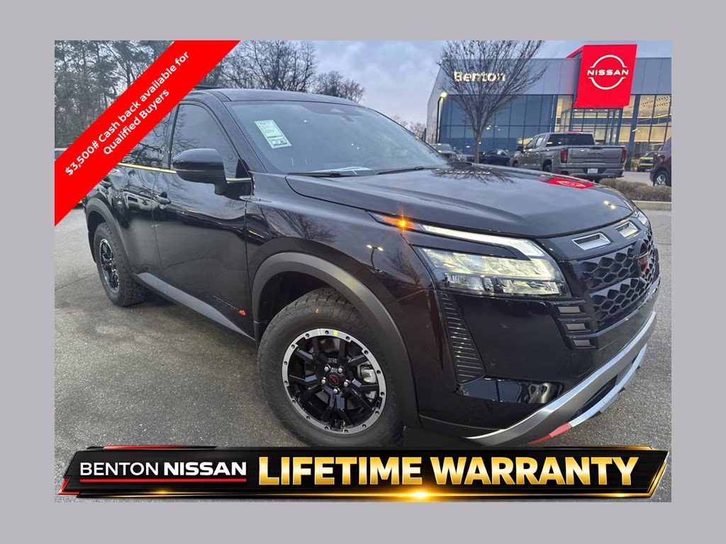 2026 Super Black Nissan Pathfinder Rock Creek 4X4 SUV